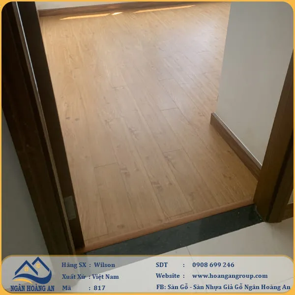 Thi Công Sàn Gỗ Công Nghiệp Wilson 817 Tại Bình Thạnh Thi Công Sàn Gỗ Công Nghiệp Wilson 817 Tại Bình Thạnh
