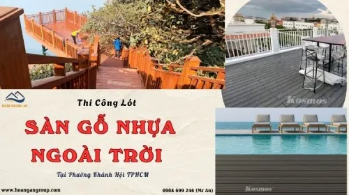 Thi Công Lót Sàn Gỗ Nhựa Ngoài Trời Giá Rẻ Tại Phường Khánh Hội TPHCM