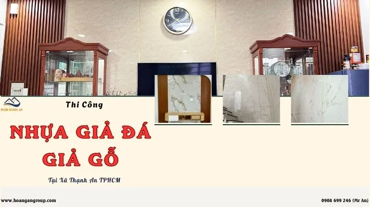 Thi Công Nhựa Giả Đá, Giả Gỗ – Đảm Bảo Chất Lượng Xã Thạnh An TPHCM