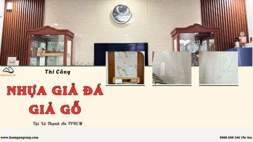Thi Công Nhựa Giả Đá, Giả Gỗ – Đảm Bảo Chất Lượng Xã Thạnh An TPHCM