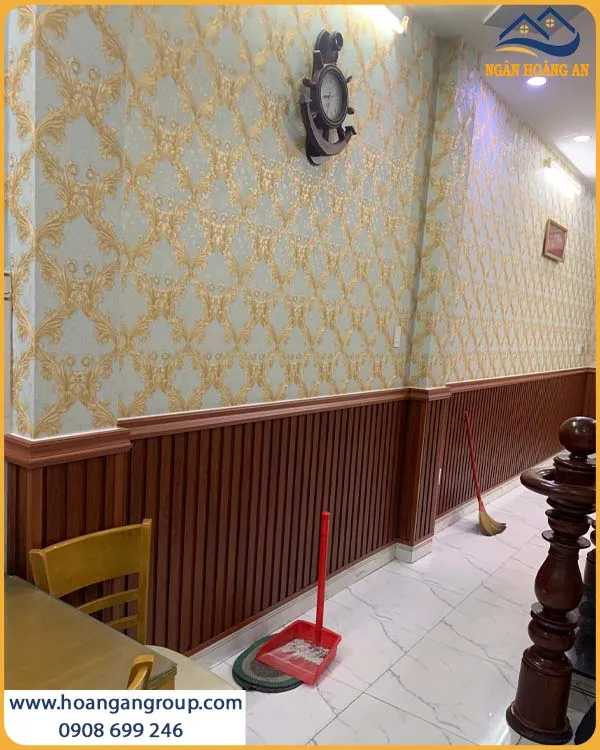 Công Trình Hoàn Thiện Ốp Tường Lamri Lam Sóng Giả Gỗ Công Trình Hoàn Thiện Ốp Tường Lamri Lam Sóng Giả Gỗ