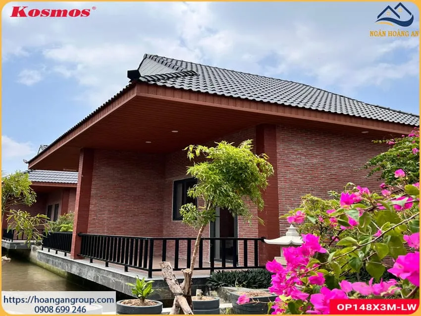 Thi Công Ốp Trần Gỗ Nhựa Ngoài Trời Cho Nhà Ở Tại Nhà Bè TPHCM