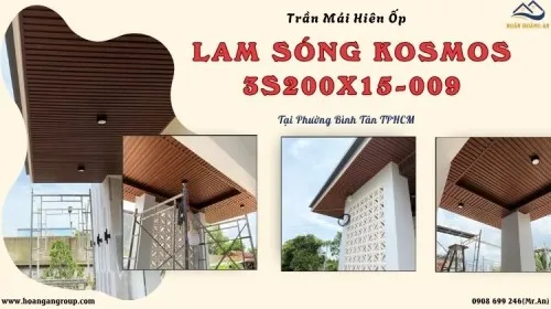 Trần Mái Hiên Ốp Lam Sóng Kosmos 3S200X15-009 Phường Bình Tân TPHCM