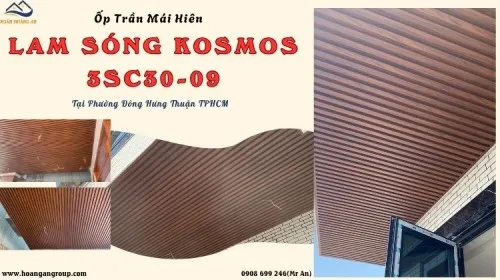 Ốp Trần Mái Hiên Lam Sóng Kosmos 3SC30-09 Phường Đông Hưng Thuận TPHCM