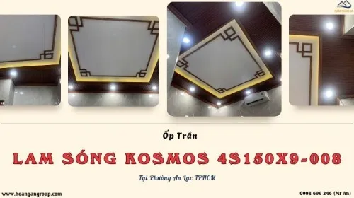Ốp Trần Tấm Lam Sóng Kosmos 4S150X9-008 Tại Phường An Lạc TPHCM