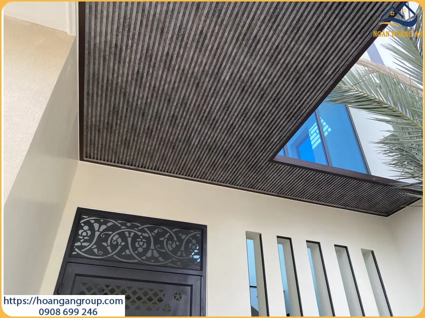Thi Công Ốp Trần Lam Sóng Giả Bê Tông Tại Gò Vấp TPHCM