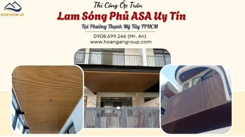 Thi Công Ốp Trần Lam Sóng Phủ ASA Uy Tín Tại Phường Thạnh Mỹ Tây TPHCM