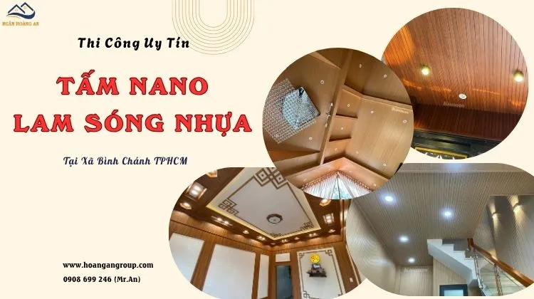 Thi Công Ốp Trần Nano, Lam Sóng Uy Tín, Giá Tốt Xã Bình Chánh TPHCM