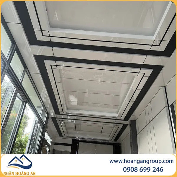 Ốp Tường Trần Bằng Tấm Ốp Than Tre Kosmos Tại Quận 12 TPHCM