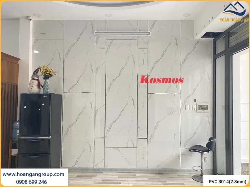 Ốp Tường Tấm PVC Giả Đá Thi Công Nhanh, Có Độ Bền Cao