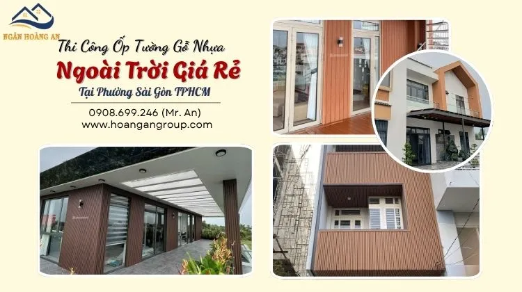 Thi Công Ốp Tường Gỗ Nhựa Ngoài Trời Giá Rẻ 