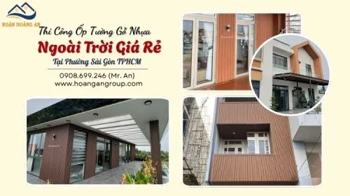 Thi Công Ốp Tường Gỗ Nhựa Ngoài Trời Giá Rẻ Tại Phường Sài Gòn TPHCM