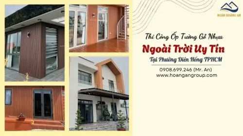 Thi Công Ốp Tường Gỗ Nhựa Ngoài Trời Uy Tín Tại Phường Diên Hồng TPHCM