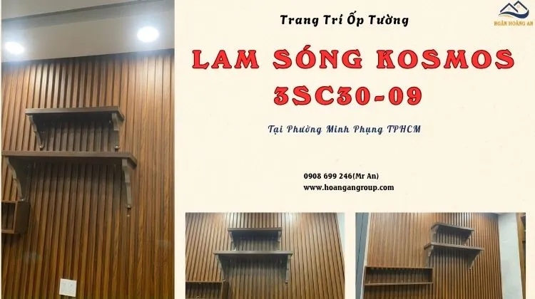 Trang Trí Ốp Tường Lam Sóng Kosmos 3SC30-09 Phường Minh Phụng TPHCM Trang Trí Ốp Tường Lam Sóng Kosmos 3SC30-09 Phường Minh Phụng TPHCM