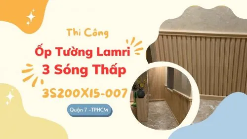 Ốp Tường Lamri Lam 3 Sóng Thấp Kosmos 3S200X15-007 Tại Quận 7 TPHCM