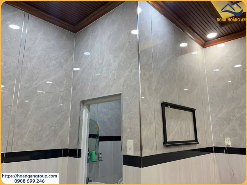 Thi Công Ốp Tường Nhựa Giả Bê Tông Tại Quận 7 TPHCM Thi Công Ốp Tường Nhựa Giả Bê Tông Tại Quận 7 TPHCM