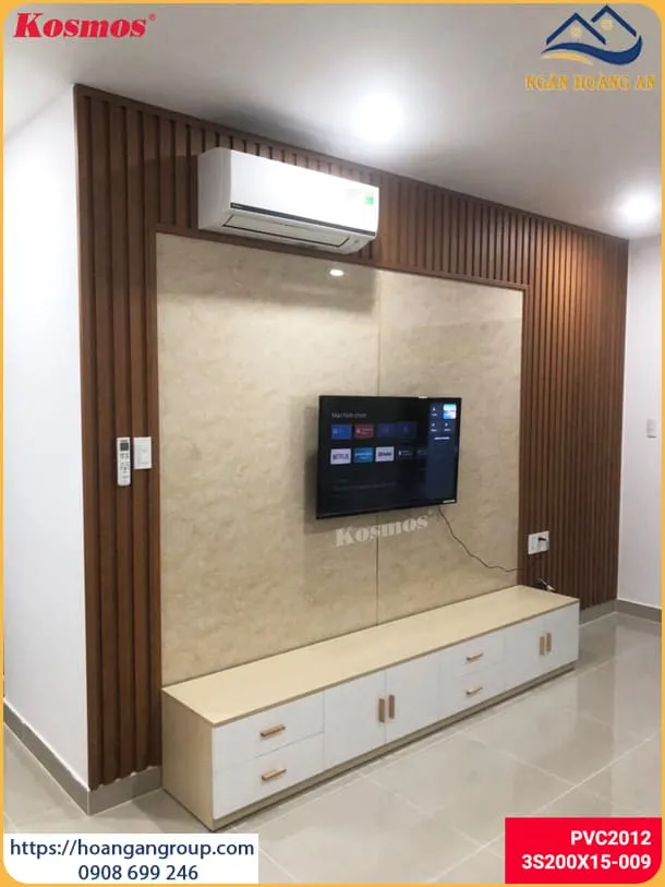 Thi Công Ốp Tường Nhựa Giả Gỗ Giả Đá Tại Tân Phú TPHCM Thi Công Ốp Tường Nhựa Giả Gỗ Giả Đá Tại Tân Phú TPHCM