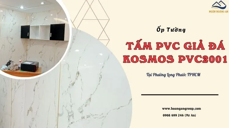 Ốp Tường PVC Giả Đá Kosmos PVC2001 Tại Phường Long Phước TPHCM