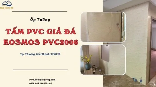 Ốp Tường Nhựa PVC Giả Đá Kosmos PVC2006 Tại Phường Bến Thành TPHCM