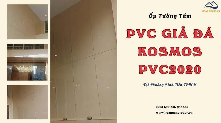 Ốp Tường Tấm PVC Giả Đá Kosmos PVC2020 Tại Phường Bình Tiên TPHCM