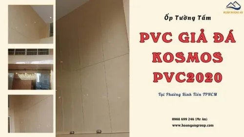 Ốp Tường Tấm PVC Giả Đá Kosmos PVC2020 Tại Phường Bình Tiên TPHCM