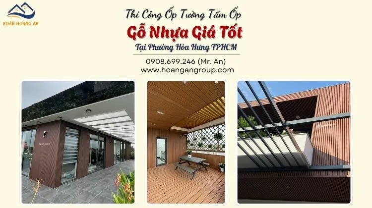 Thi Công Ốp Tường Tấm Ốp Gỗ Nhựa Giá Tốt