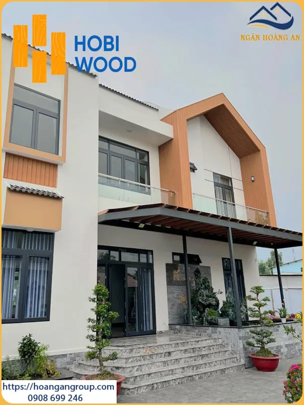 Thi Công Ốp Tường Tấm Ốp Gỗ Nhựa Ngoài Trời Tại Quận 6 TPHCM