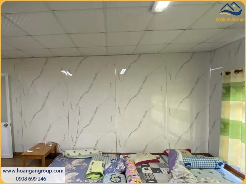 Tấm Nhựa PVC Giả Đá Kosmos Vân Đá Sắc Nét Sang Trọng Cho Nhà Ở
