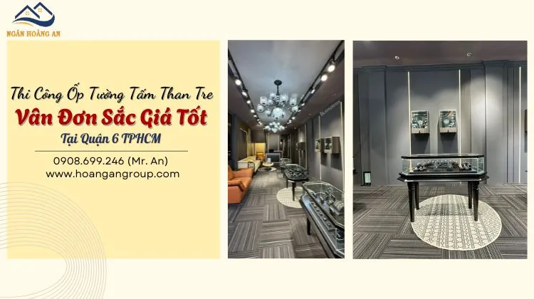 Thi Công Ốp Tường Tấm Than Tre Vân Đơn Sắc Giá Tốt 