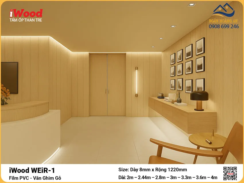 Thi Công Ốp Tường Than Tre iWood WEiR-1 Vân Ghim Gỗ Uy Tín Thi Công Ốp Tường Than Tre iWood WEiR-1 Vân Ghim Gỗ Uy Tín