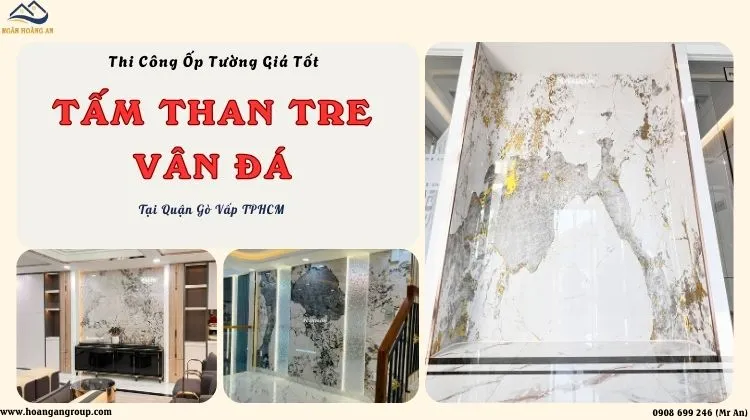 Thi Công Ốp Tường Than Tre Vân Đá Giá Tốt Tại Quận Gò Vấp TPHCM