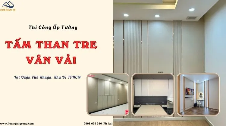 Thi Công Ốp Tường Than Tre Vân Vải Tại Phú Nhuận, Nhà Bè TPHCM Thi Công Ốp Tường Than Tre Vân Vải Tại Phú Nhuận, Nhà Bè TPHCM