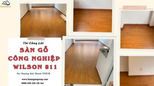 Thi Công Lót Sàn Gỗ Wilson 811 Tại Phường Bến Thành TPHCM