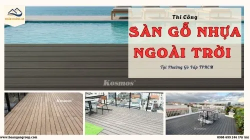 Thi Công Sàn Gỗ Nhựa Ngoài Trời Chất Lượng Cao Tại Phường Gò Vấp TPHCM
