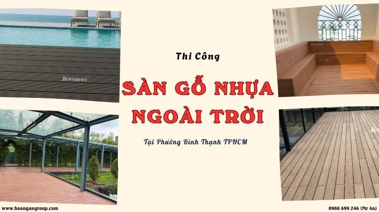 Thi Công Sàn Gỗ Nhựa Ngoài Trời Chất Lượng Tại Phường Bình Thạnh TPHCM