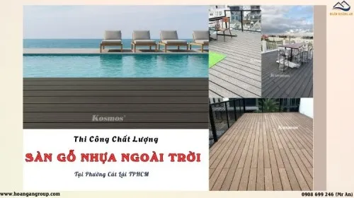 Thi Công Sàn Gỗ Nhựa Ngoài Trời Chất Lượng Tại Phường Cát Lái TPHCM