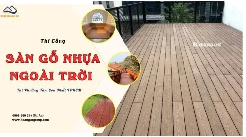 Thi Công Sàn Gỗ Nhựa Ngoài Trời Đẹp Tại Phường Tân Sơn Nhất TPHCM