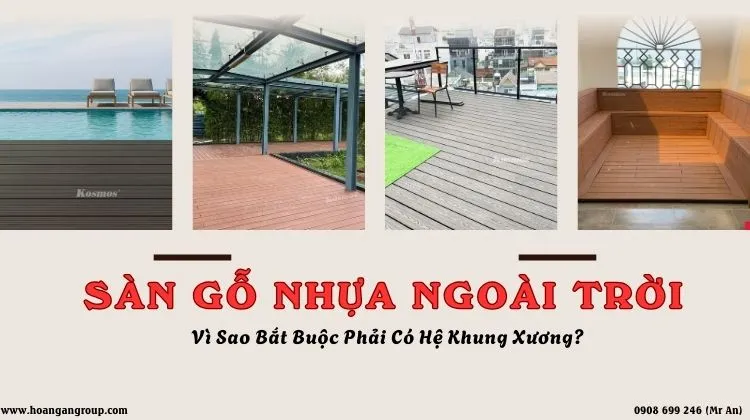Thi Công Sàn Gỗ Nhựa Ngoài Trời: Vì Sao Bắt Buộc Phải Có Hệ Khung Xương?