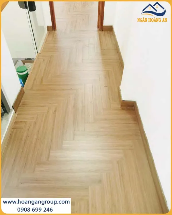 Sàn Nhà Được Lắp Đặt Bởi Sàn Gỗ Xương Cá Charmwood Độc Đáo