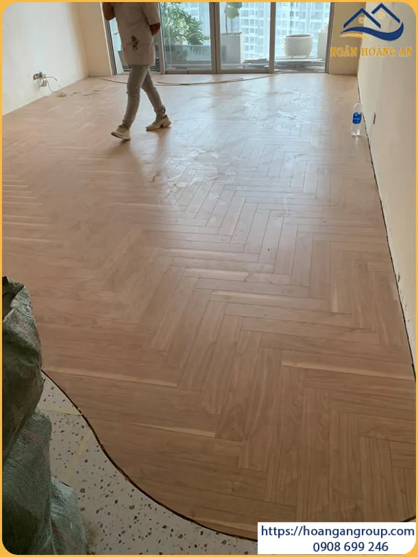 Thi Công Sàn Gỗ Xương Cá Uy Tín Chất Lượng 