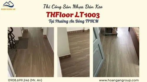 Thi Công Sàn Nhựa Dán Keo THFloor LT1003 Tại Phường An Đông TPHCM