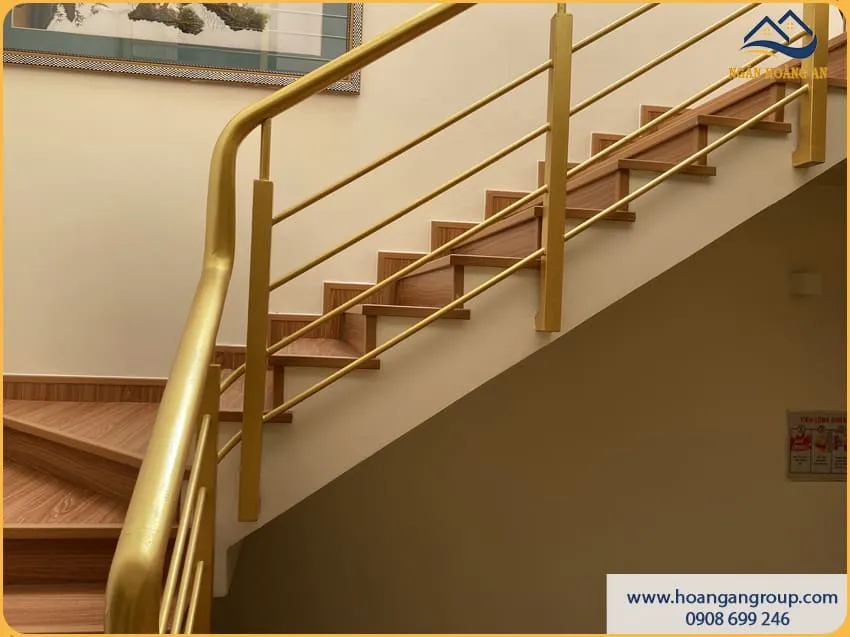 Thi Công Sàn Nhựa Kosmos N1682 Cho Cầu Thang