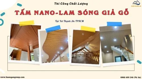 Thi Công Tấm Nano, Lam Sóng - Đảm Bảo Chất Lượng Xã Thạnh An TPHCM