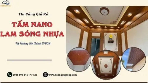 Thi Công Tấm Nano, Lam Sóng Nhựa Giá Rẻ Tại Phường Bến Thành TPHCM