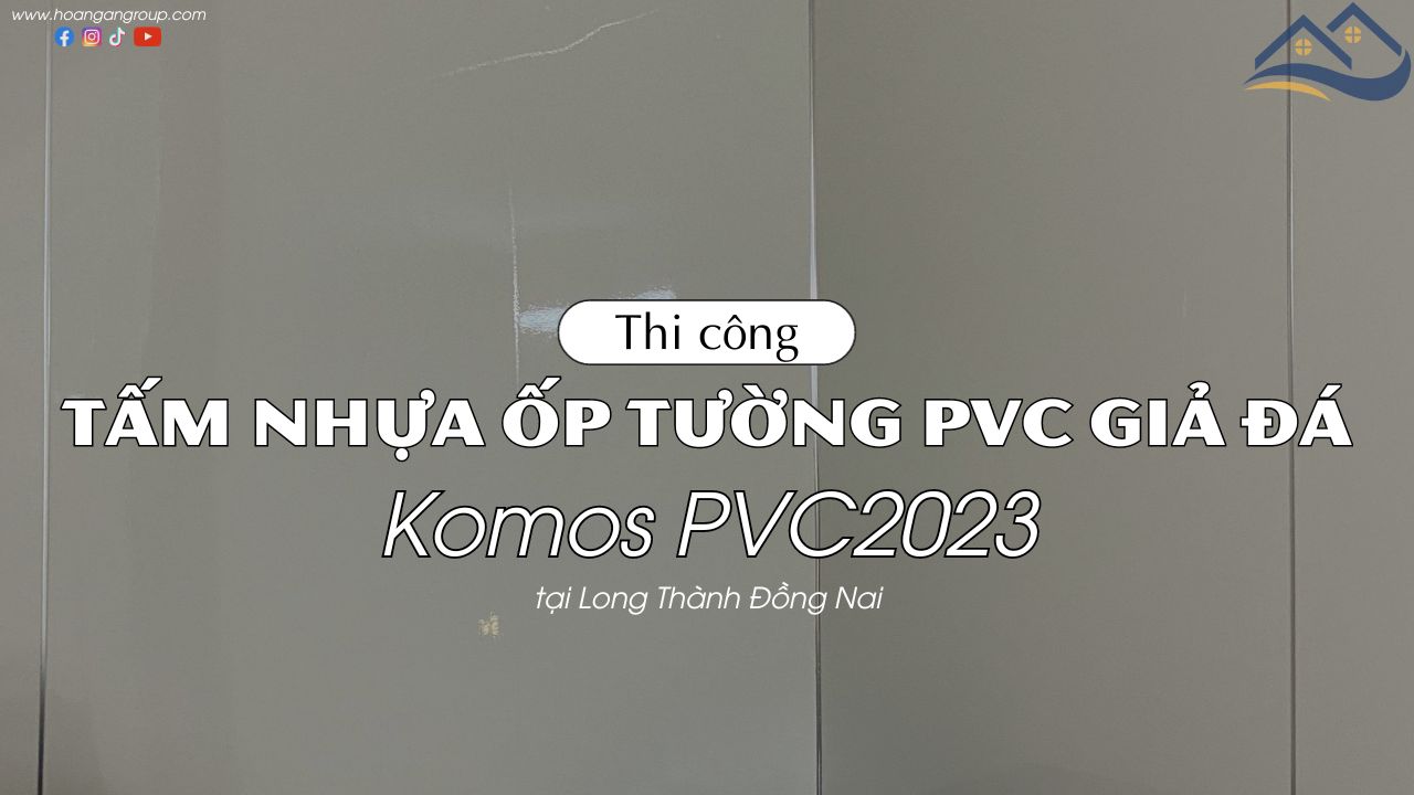 Ốp Tường Tấm Nhựa PVC Giả Đá Kosmos PVC2023 Tại Long Thành Đồng Nai