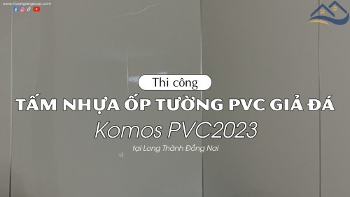 Ốp Tường Tấm Nhựa PVC Giả Đá Kosmos PVC2023 Tại Long Thành Đồng Nai