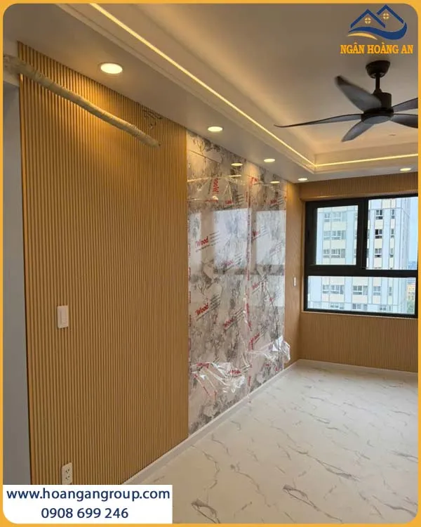 Mẫu Ốp Tường Than Tre Cho Phòng Khách Căn Hộ