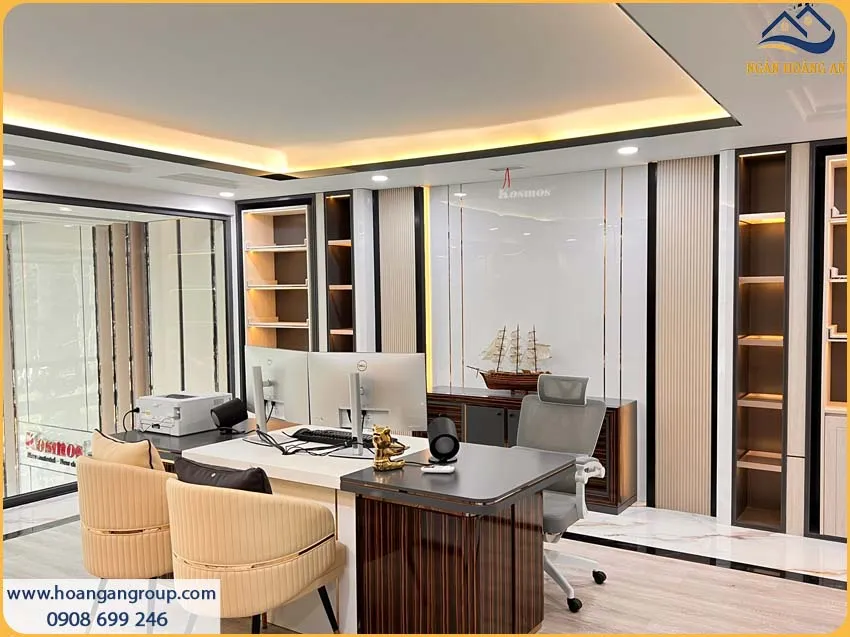 Thi Công Tấm Ốp Than Tre Cho Không Gian Làm Việc