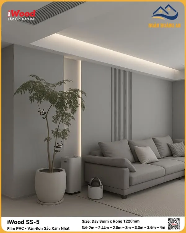 Thi Công Tấm Ốp Than Tre iWood SS-5 Uy Tín
