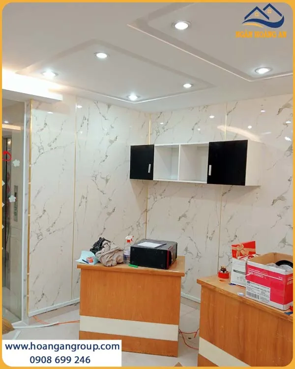 Không Gian Nội Thất Trở Nên Tinh Tế Khi Ốp Tường PVC Giả Đá
